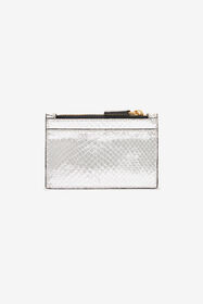 RC Metallic Snake-Scale Card Holder Silver TKA005-PZ579