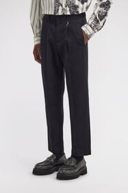 RC Pantaloni con Dettaglio Fang Nero TRT241-FN061