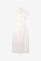 RC Hemdblusenkleid Mit Gürtel RC Hemdblusenkleid Mit Gürtel Weiß VKT105-CH033