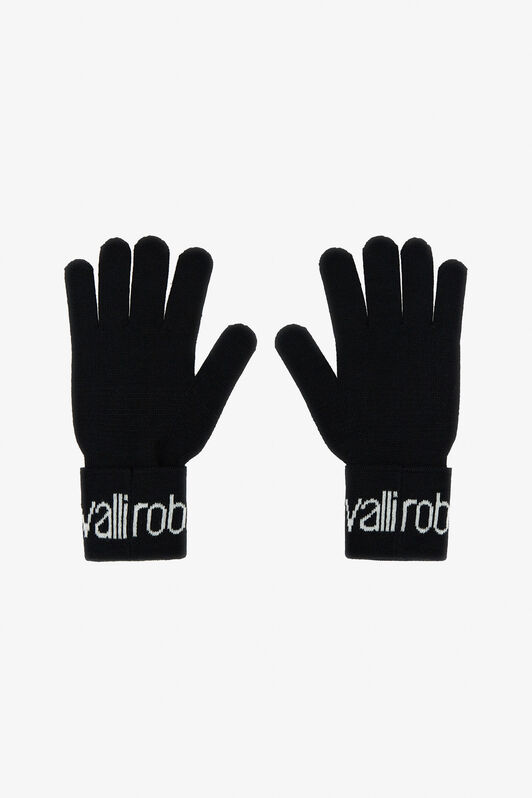 RC Wool Blend Gloves with Logo Black TALR25-IR042
