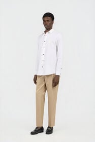 RC White Shirt with Monogram RC Embroidery WHITE SOT70P-FN006