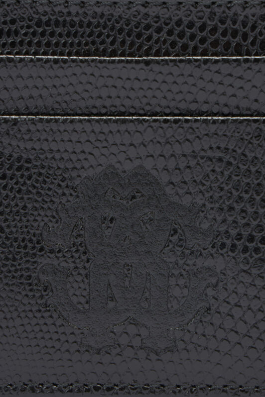 RC Woman Leather Card Case Black OOA00E-PZ015