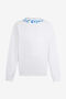 JC Cotton sweatshirt with graffiti logo JC Cotton sweatshirt with graffiti logo WHITE VFT086-VF130