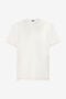 JC T-Shirt With JC Monogram And Contrasting Topstitching JC T-Shirt With JC Monogram And Contrasting Topstitching WHITE UFT037-UF057