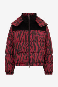 RC Chaqueta De Plumas Con Estampado De Cebra RED/BLACK ROT80G-OQS30