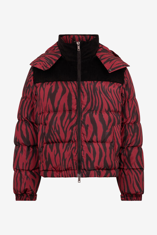 RC Daunenjacke mit Zebra-Print RED/BLACK ROT80G-OQS30