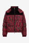 RC Daunenjacke mit Zebra-Print RC Daunenjacke mit Zebra-Print RED/BLACK ROT80G-OQS30