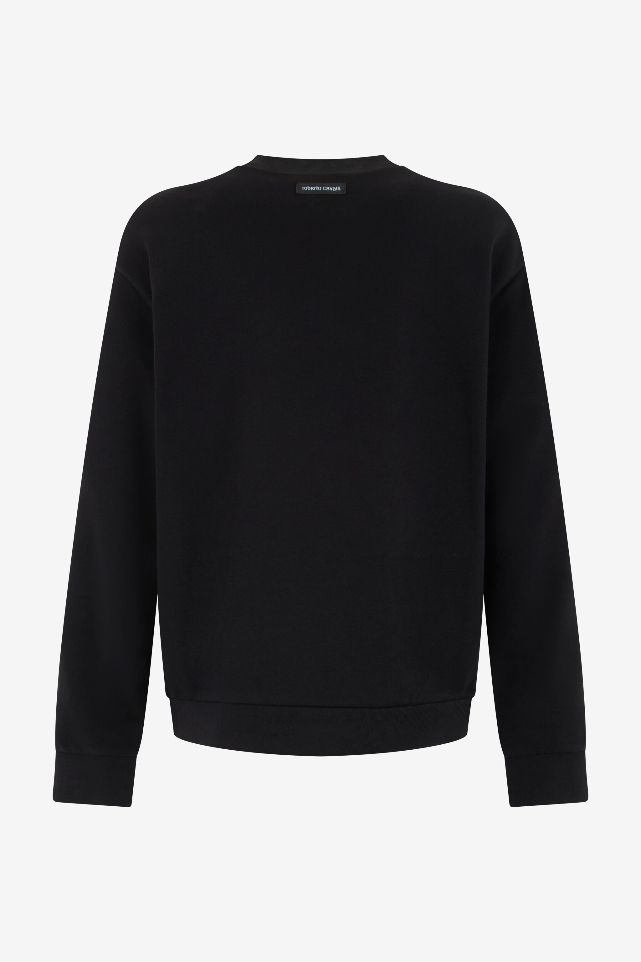 RC Schwarzes Rundhals-Sweatshirt mit besticktem Logo RC Schwarzes Rundhals-Sweatshirt mit besticktem Logo BLACK TOT66C-CF051