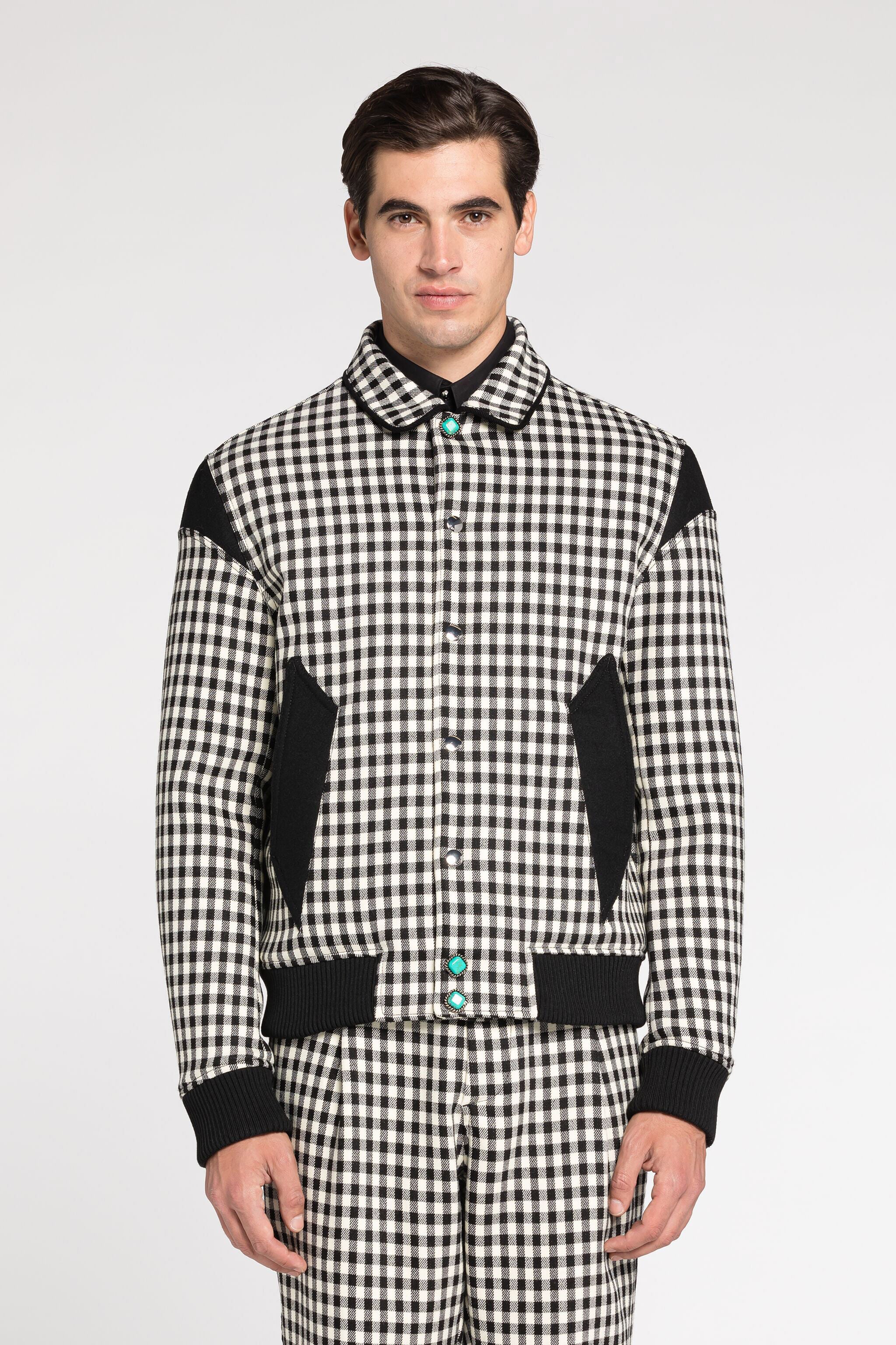RC Gingham Jacket Black/White RRT407-AIC02