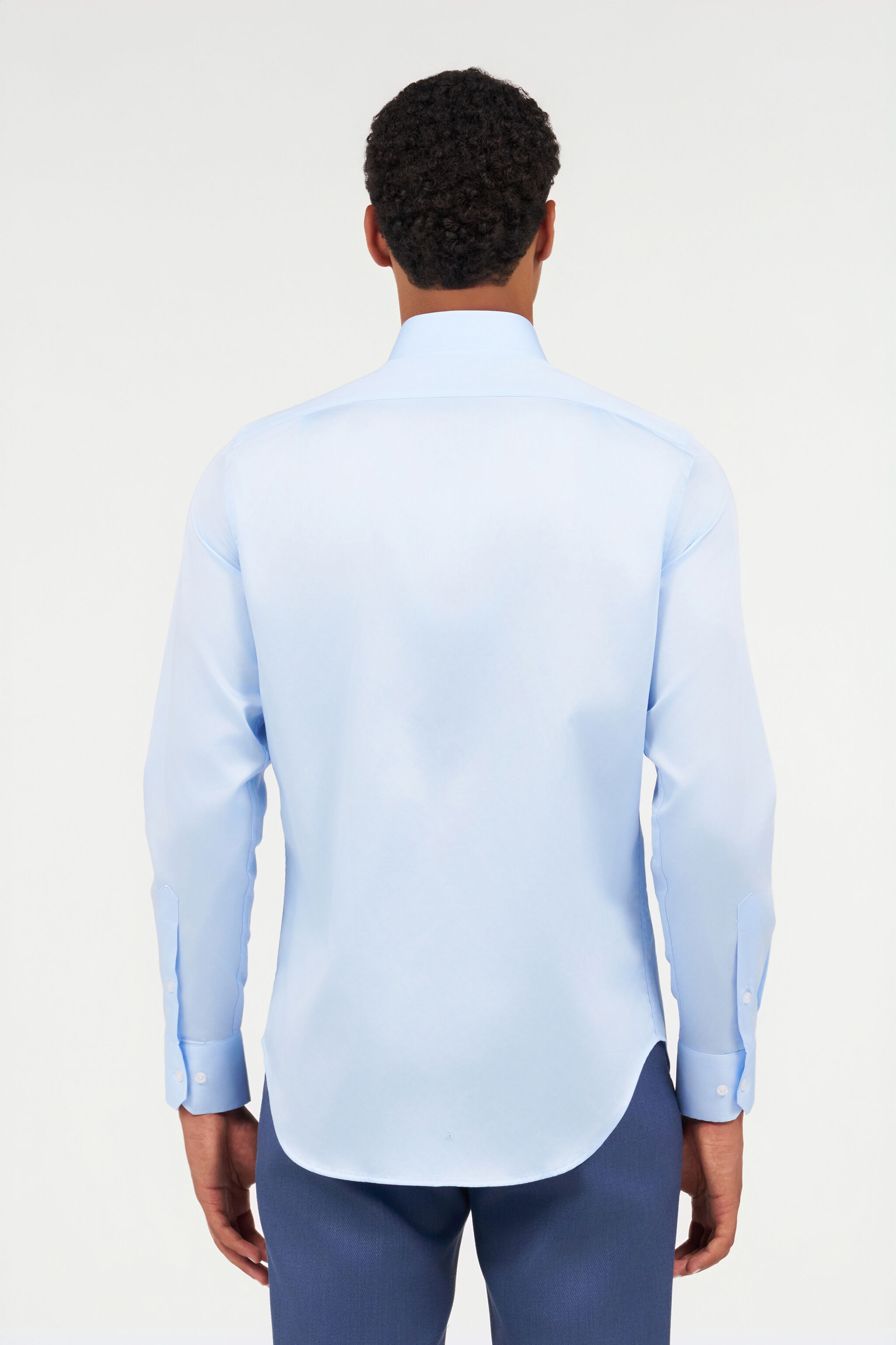 RC Light Blue Shirt with Monogram RC LIGHT BLUE QOT70G-RD054