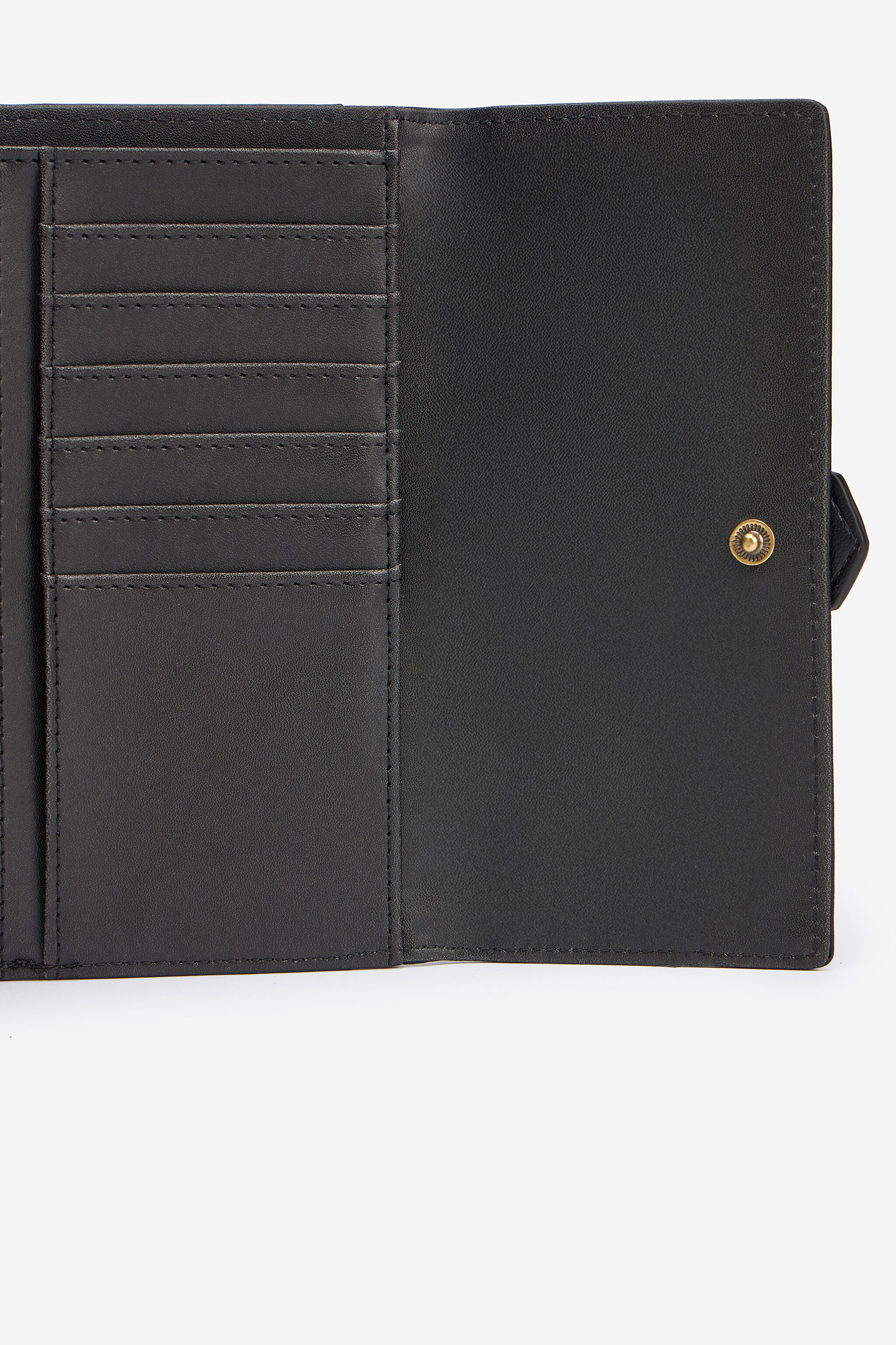 JC Black Wallet With Logo Tag JC Black Wallet With Logo Tag BLACK VFP028-VF863