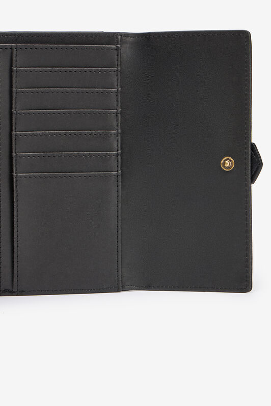 JC Black Wallet With Logo Tag JC Black Wallet With Logo Tag BLACK VFP028-VF863