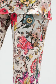 RC Leggings con Stampa Florentine Flowers BEIGE WQT23A-LNR29