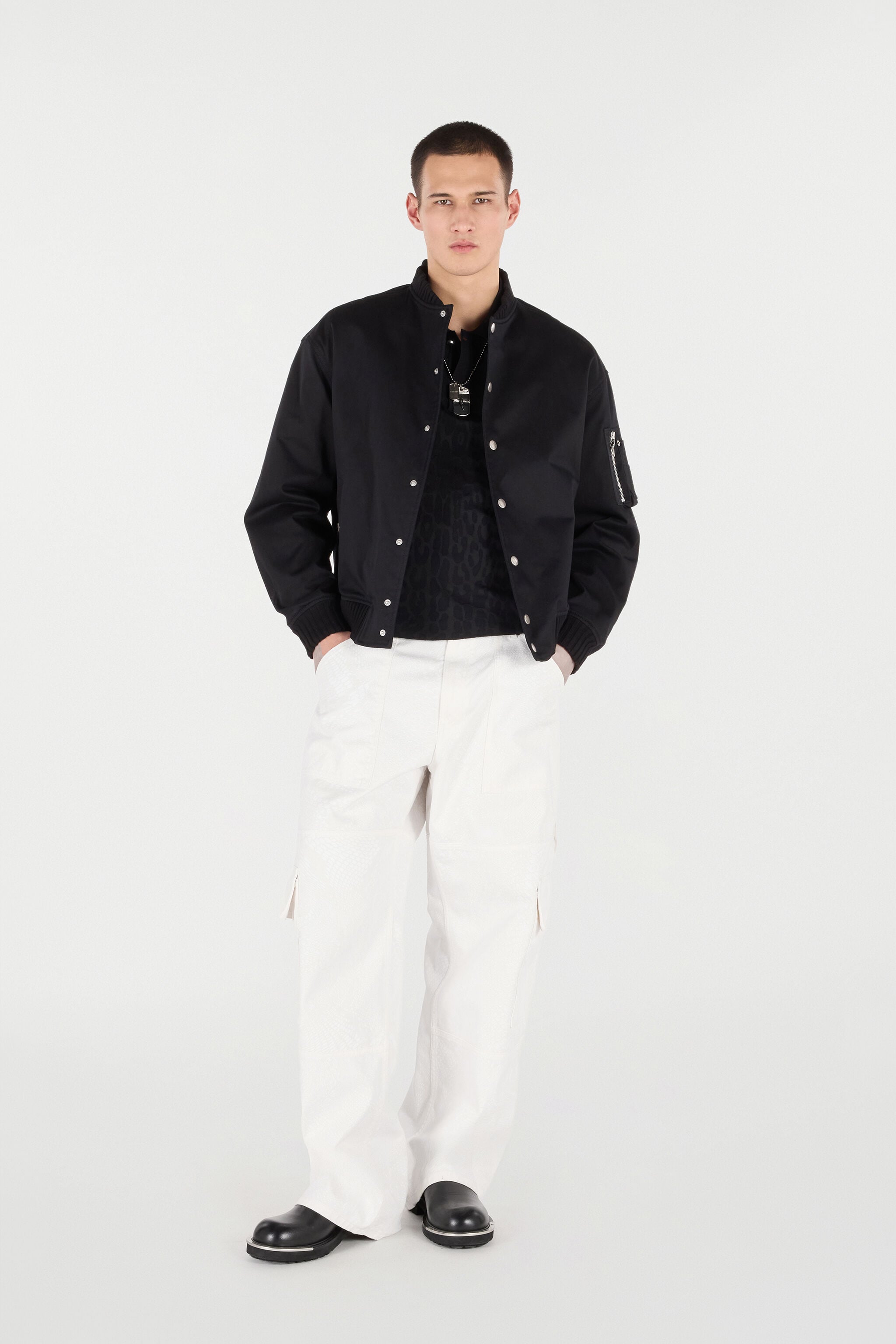 RC Python-Print Pants With Pockets RC Python-Print Pants With Pockets White URJ230-4NN53