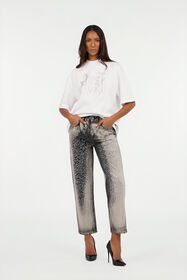JC Jeans Effetto Maltinto Con Strass BLACK BLACK VFJ030-VF239