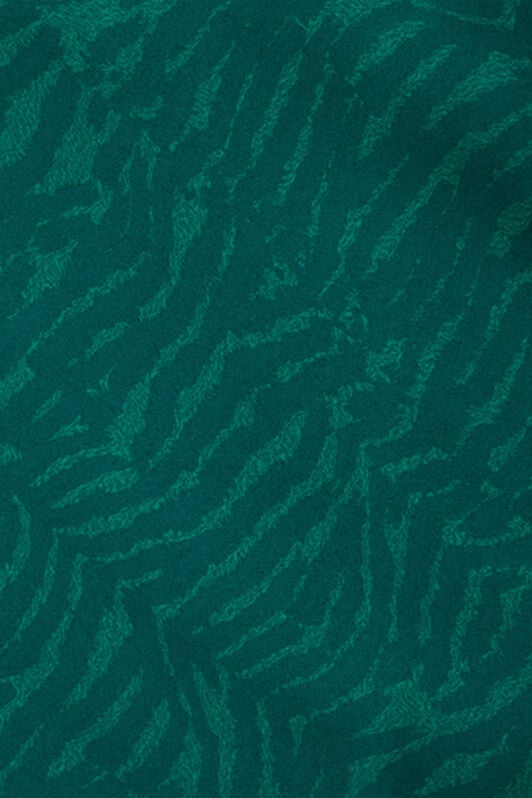 RC Abito In Seta Stampa Zebra  Verde Smeraldo GREEN MALACHITE POT10A-2NQ88