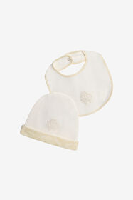 JU Kit Per Bambini Monogram Zebra Stampa Beige IVORY WJT808-JD001