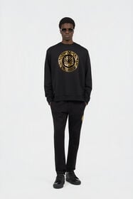 JC Felpa Nera BLACK/GOLD RRT972-RR234