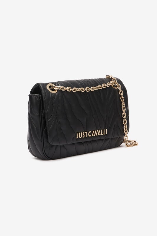 JC Top-Stitched Clutch Bag With Shoulder Strap JC Top-Stitched Clutch Bag With Shoulder Strap Black UFB067-UF436
