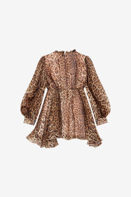 JU Vestido de leopardo JAGUAR XJT10C-2NS60