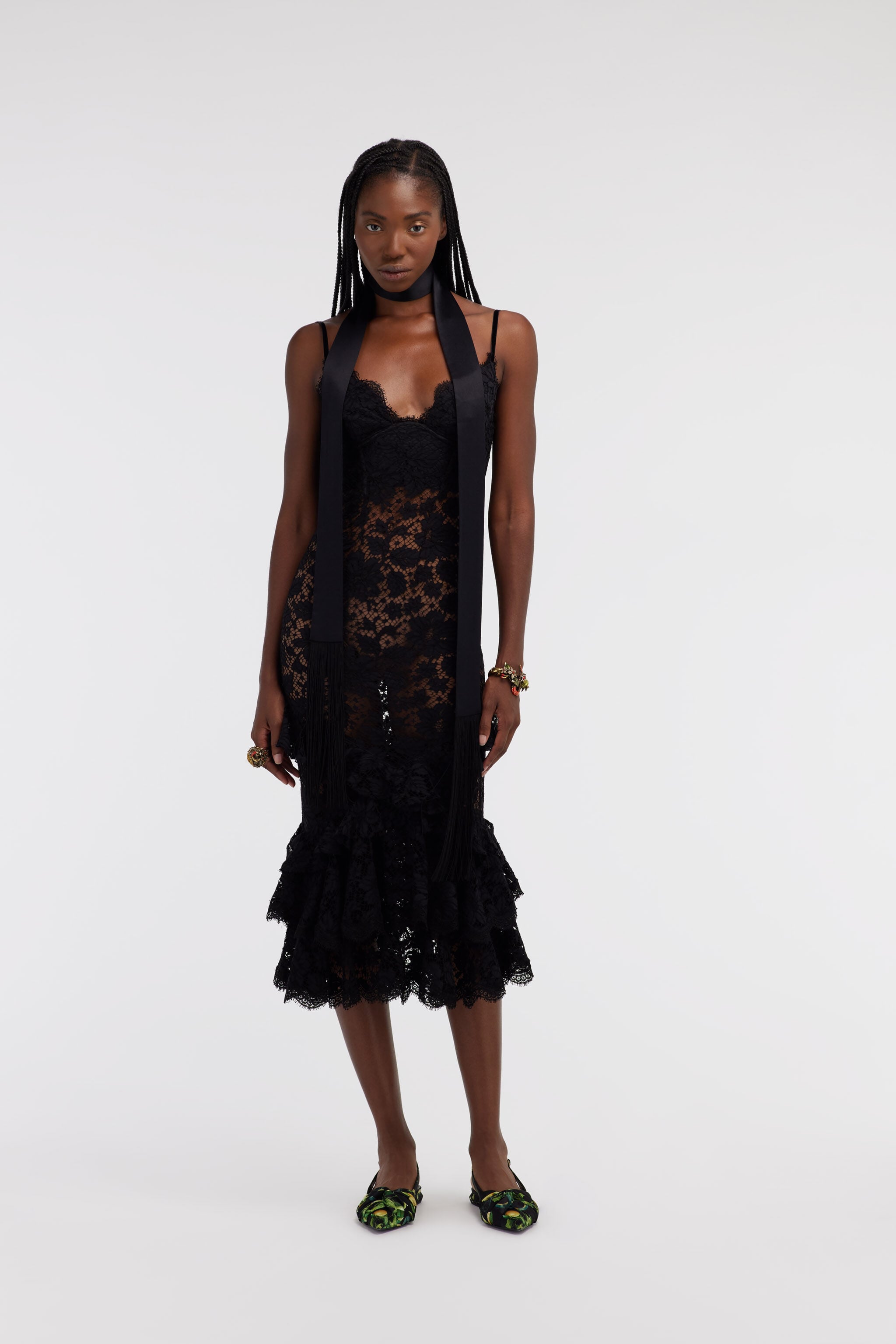 RC Abito in pizzo RC Abito in pizzo Nero SKT112-RP001