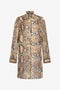 RC Robe Chemise Imprimé Python Marron UWT160-OPN93