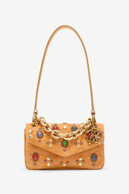 RC Small Bag With Stones And Chain Yellow VKB017-PC003