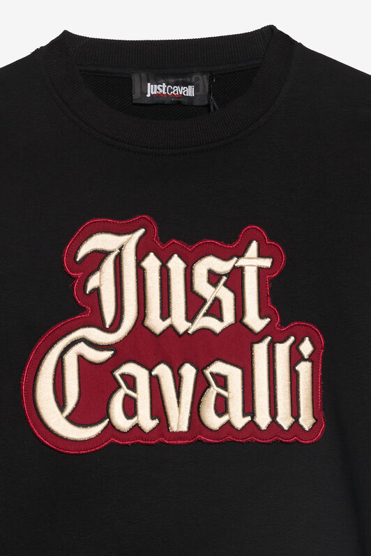 JC Black Logo Sweatshirt JC Black Logo Sweatshirt BLACK XFT69W-CF015