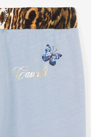 JU Jogginghose mit Schmetterling-Print Hellblau PJT259-CF050