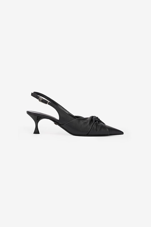 RC Slingbacks Aus Leder RC Slingbacks Aus Leder Schwarz UKS012-PN003