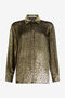 RC Leopard Lamé Shirt RC Leopard Lamé Shirt LIGHT GOLD WKT704-FT060