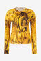 RC Cardigan À Imprimé Ambre RC Cardigan À Imprimé Ambre Jaune VKM906-MQ034