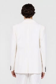 RC Jacket with Ray Print NATURAL WHITE XRT406-4NI15