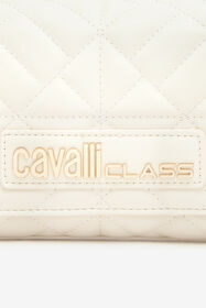CL Bag with Cavalli Class chain shoulder strap Ivory SXB00B-AB076