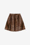 JU Leopard Print Flared Skirt JU Leopard Print Flared Skirt Light brown SJT306-4FF65