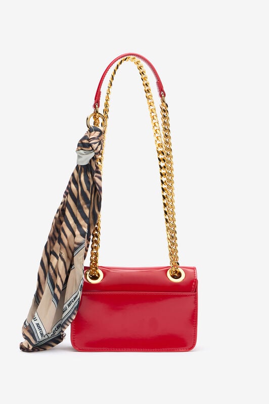 JC Bag With Chain Handles And Scarf JC Bag With Chain Handles And Scarf UFB092-UF461