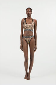 JC Reggiseno Stampa Jaguar Skin CREMINO BIS UFU007-UF204