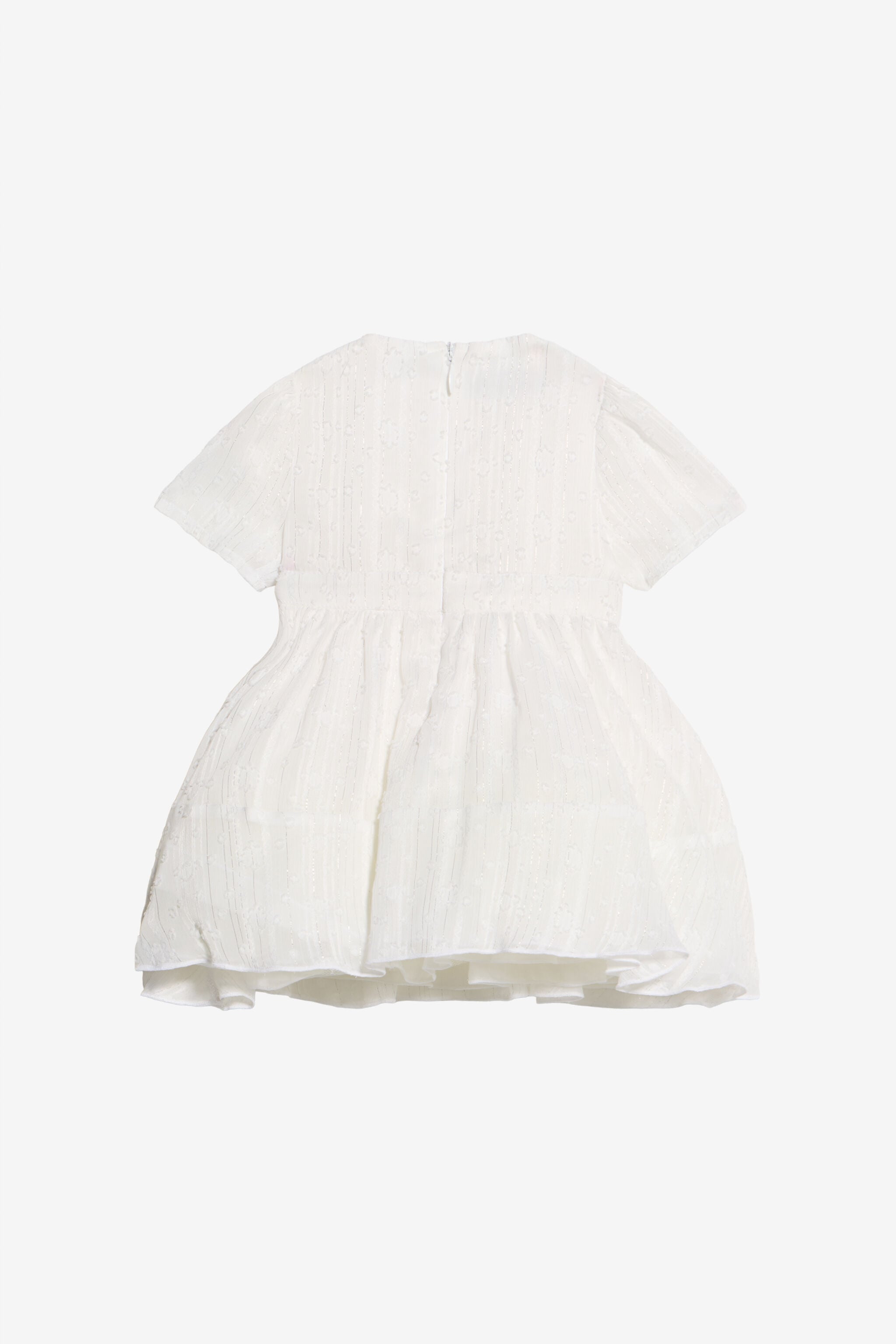 JU Jacquard Dress In Milky White JU Jacquard Dress In Milky White MILKY WHITE WJT112-DJ001