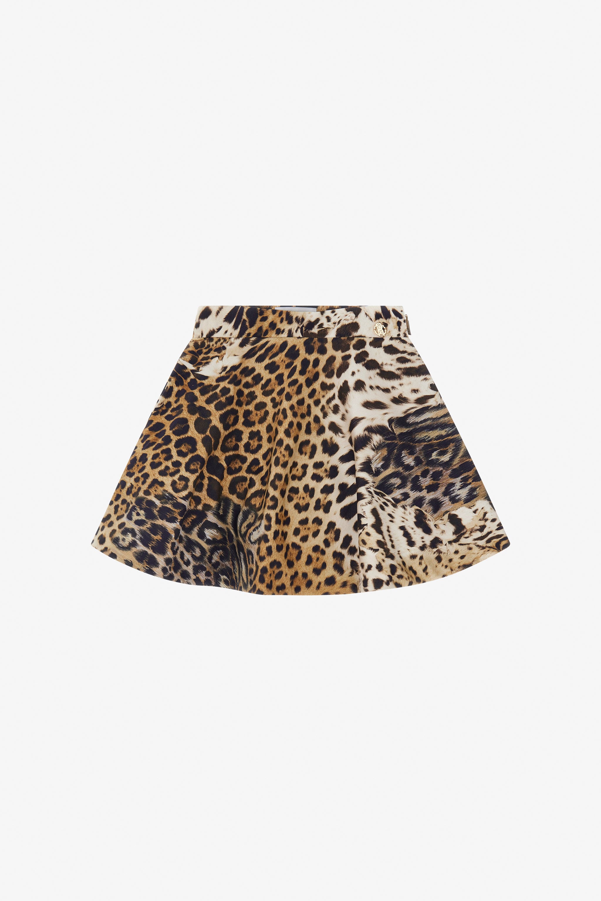 JU Skirt With Jaguar Skin Print JAGUARSKIN NATURAL TJT30A-6SM10
