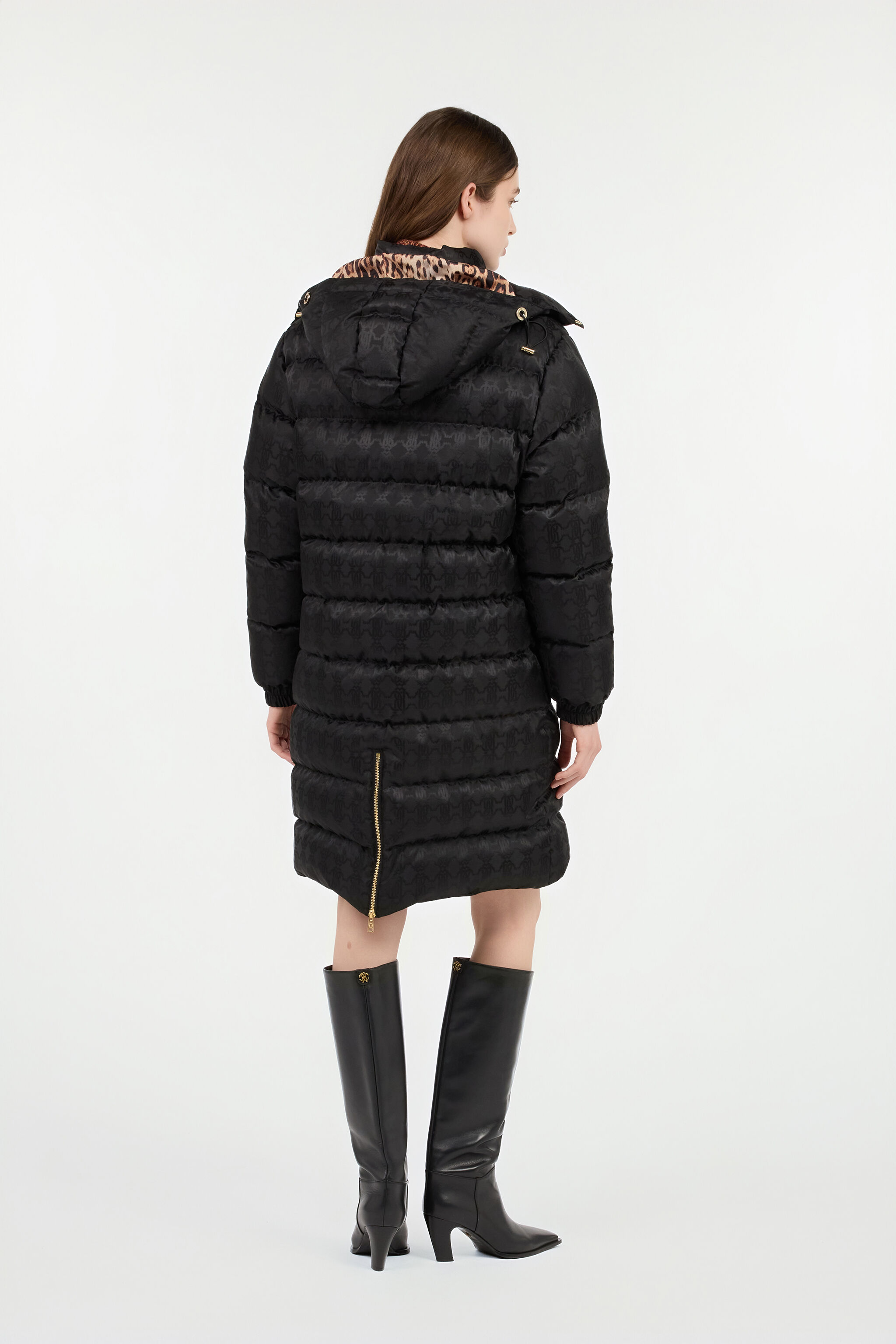 RC Black Monogram RC Long Down Jacket RC Black Monogram RC Long Down Jacket BLACK ROT80A-DJ005