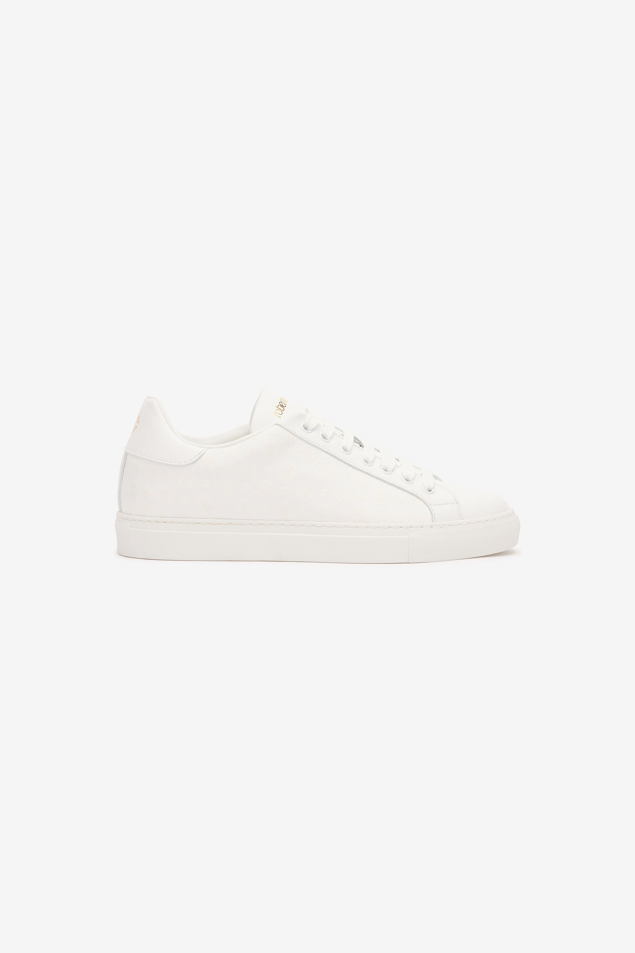 RC Sneakers with All-Over RC Monogram White POS01C-PZ085