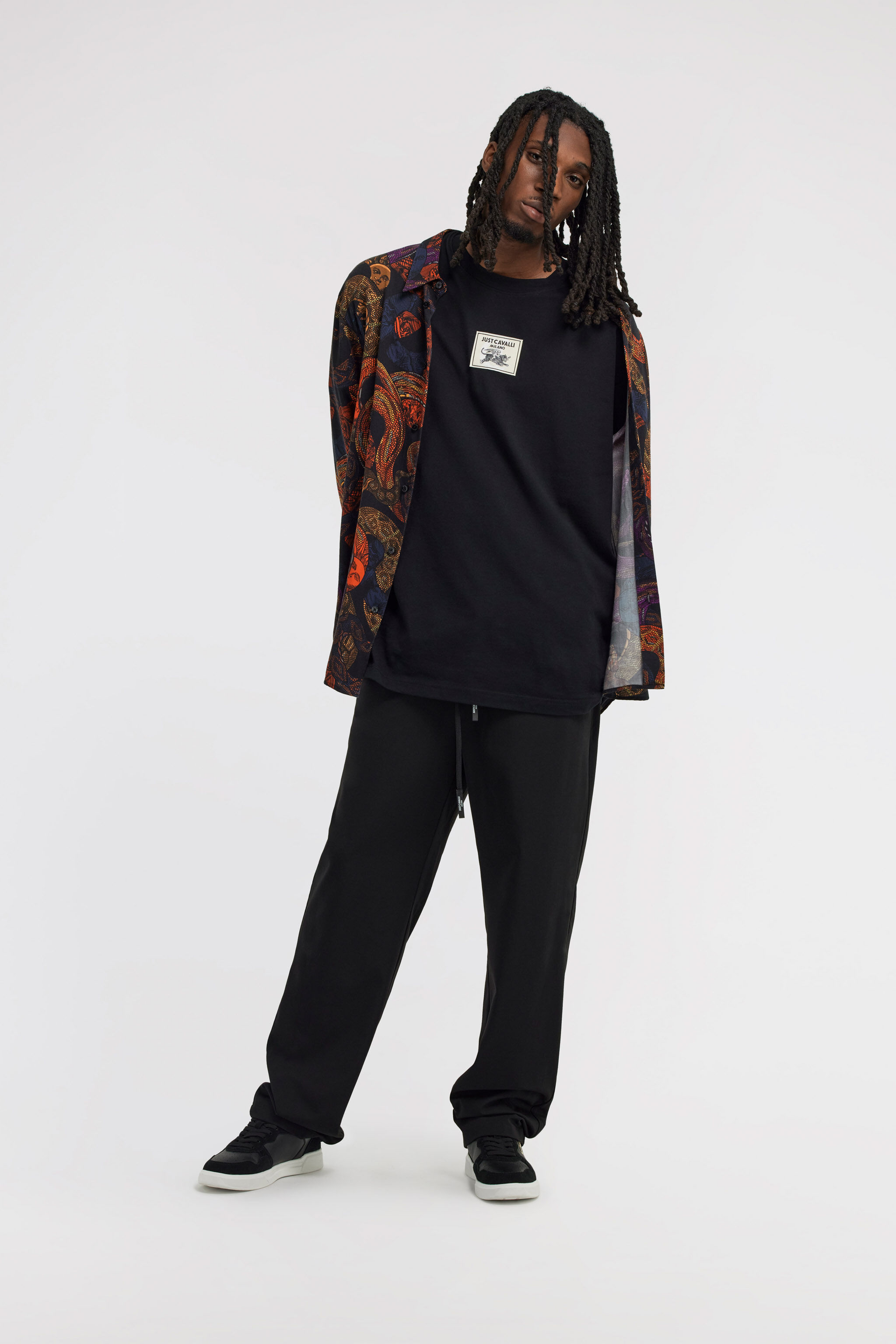 JC Just Cavalli Shirt JC Just Cavalli Shirt Dunkelblau TFM012-TF083