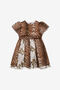 JU Jaguar Skin print dress JU Jaguar Skin print dress Light brown SJT117-2NI73