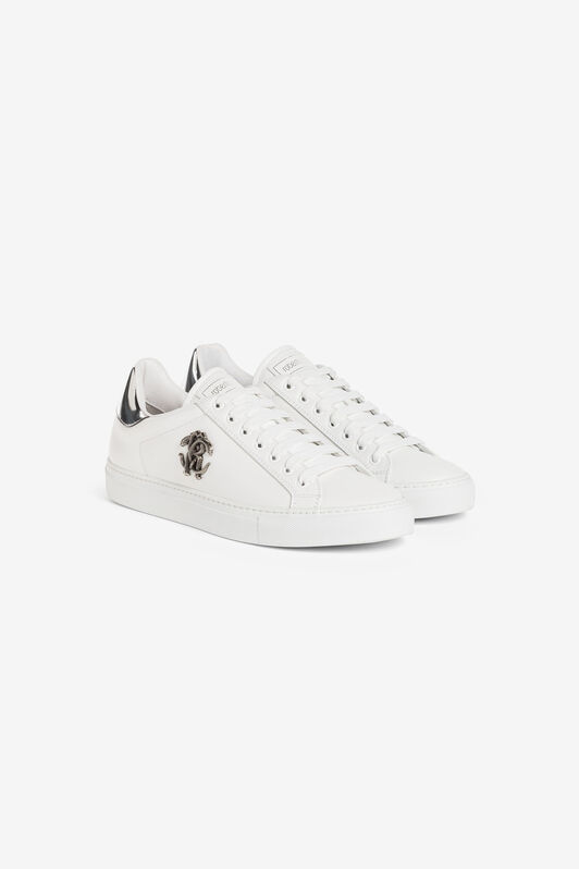 RC Sneakers with Monogram Mirror Snake White/Silver RRS009-PZB23