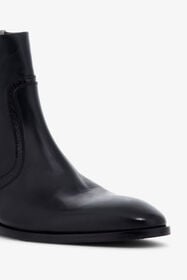RC Leather Chelsea Boots Black TRS010-PZ01A
