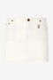 RC Minijupe En Denim Effrangé RC Minijupe En Denim Effrangé Blanc UKJ321-KGN53