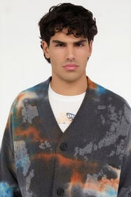 JC Multicolor-Pullover mit Rusty Stain-Druck MULTICOLOR SCURO VFM016-VF064