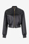 RC Bomberjacke Aus Leder RC Bomberjacke Aus Leder Schwarz VKP802-PN014