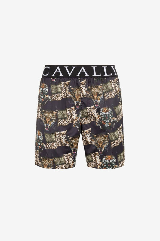 RC Felix-print logo swim shorts BLACK ONH00C-TC027