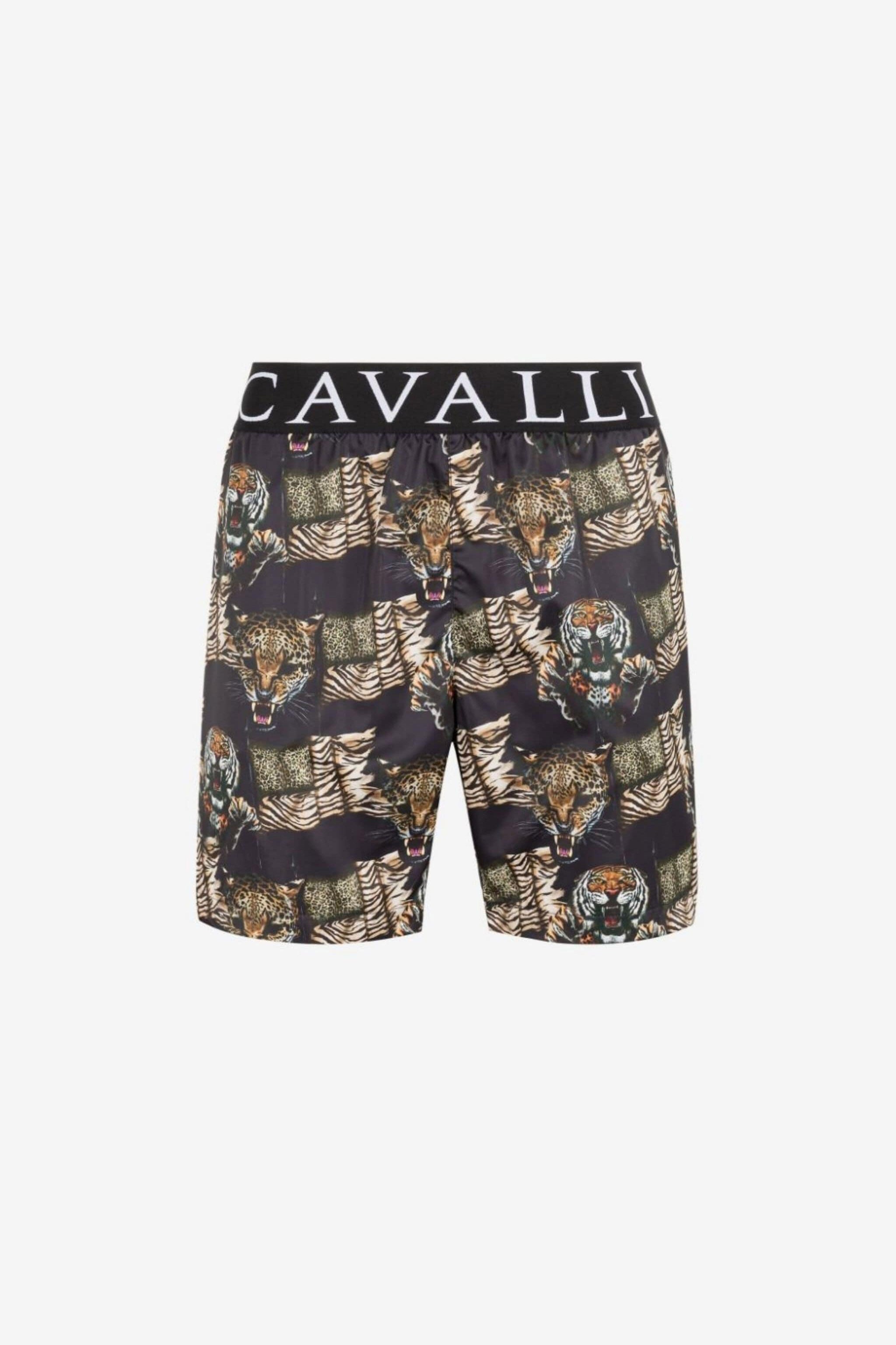 RC Felix-print logo swim shorts BLACK ONH00C-TC027